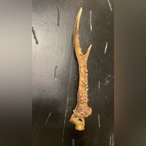 German Antique Pfeilring Stag Horn Cigar Cutter